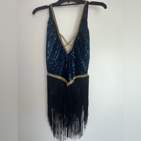 Halloween- Flapper Costume (3 piece) NWT - Picture 5 of 7